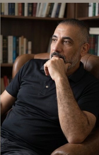 Muhammad Akef in a thoughtful moment